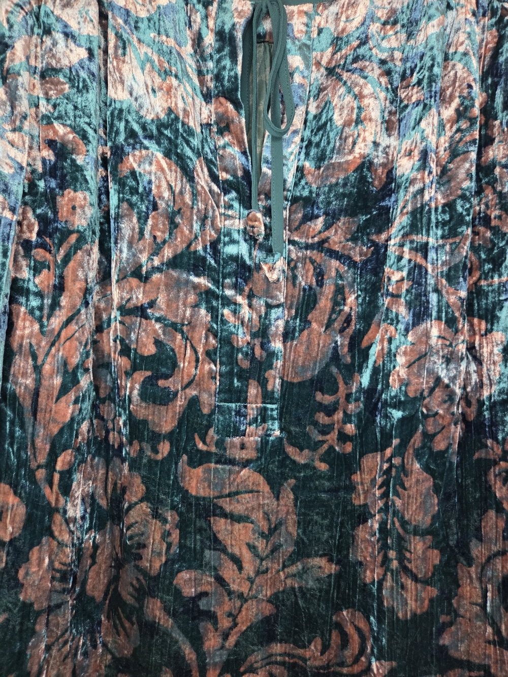 Anthropologie Velvet Blouse, 2X - Picture 2 of 4